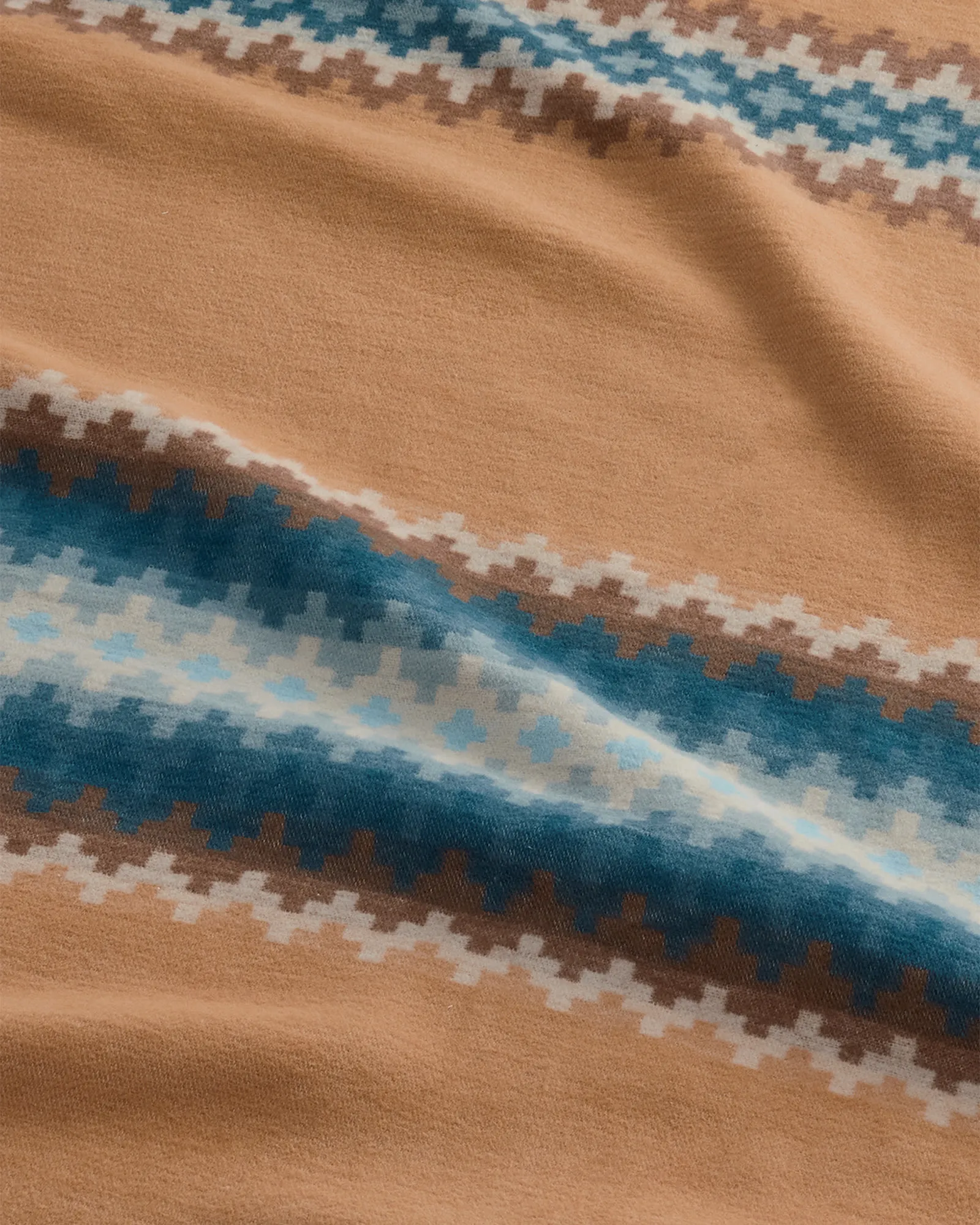 Pendleton OC JACQUARD TWIN BLANKET LUNA MESA, CASHEW