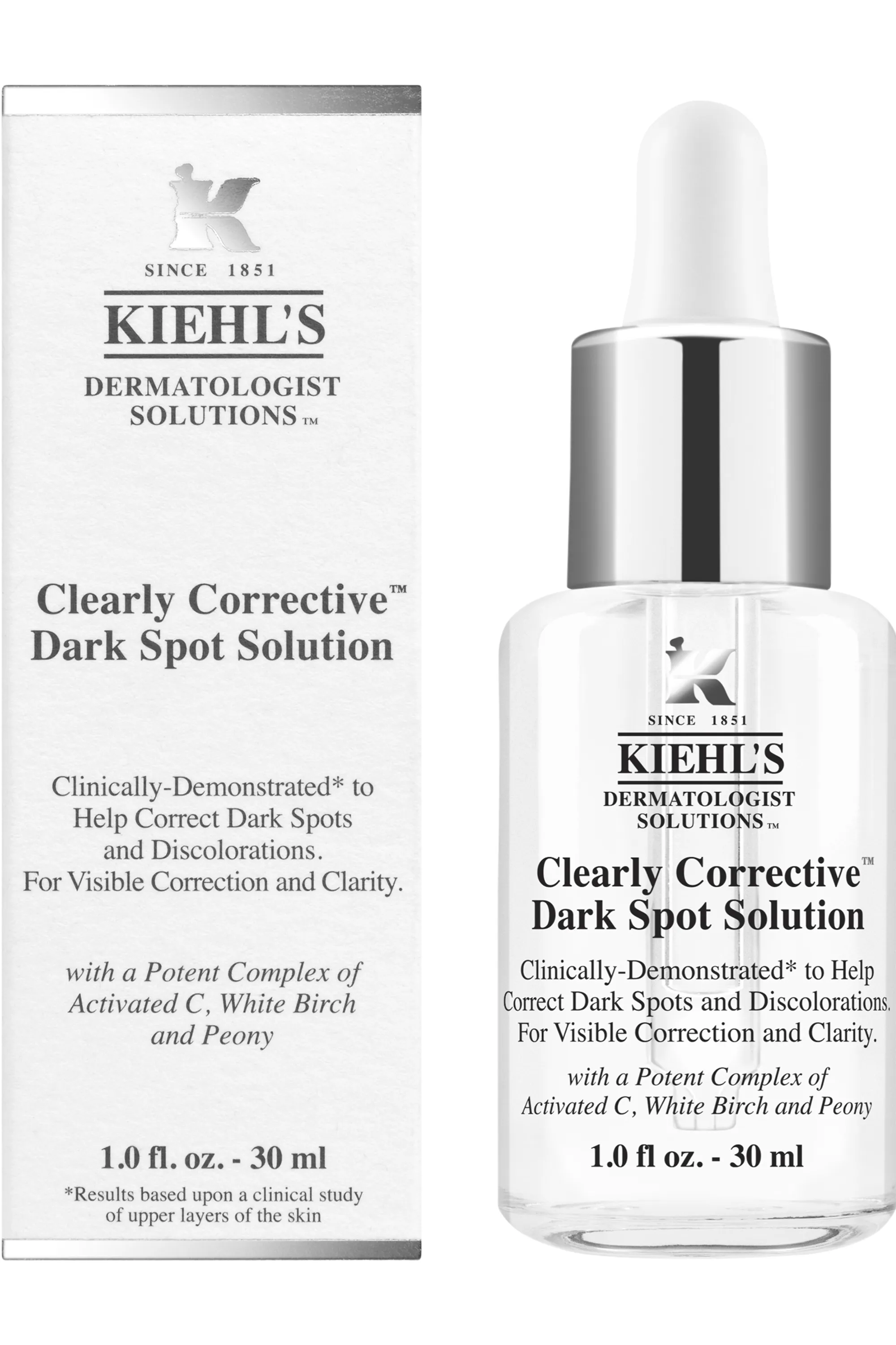 Kiehl's Sérum réduisant l’apparence des taches pigmentaires Clearly Corrective-30 ml