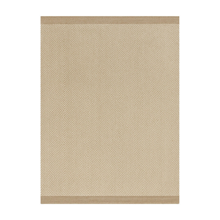 Wollen vloerkleed - Zula Beige | Handgeweven