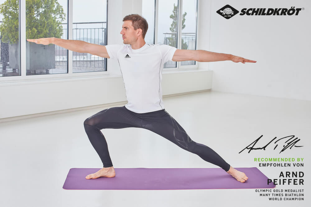 Schildkröt Fitness - BICOLOR YOGA MATTE 4mm (purple-pink) im Carrybag