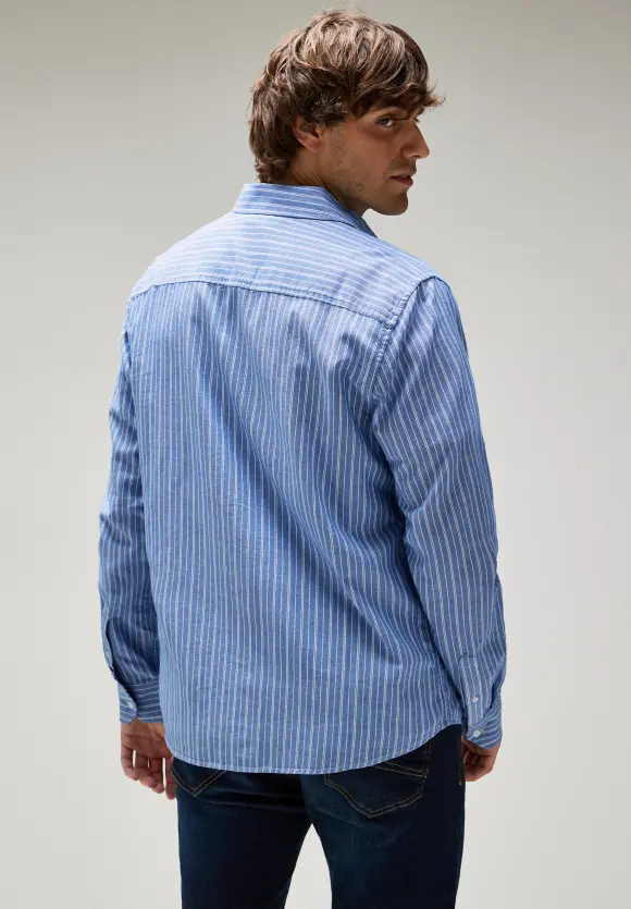 Button Down Oxfordhemd - chambray blue