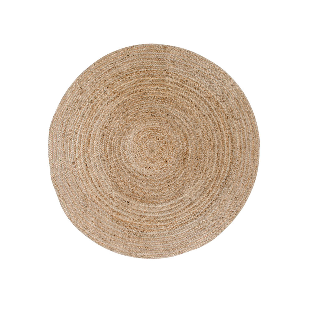 Rond vloerkleed Milou naturel Ø120 cm