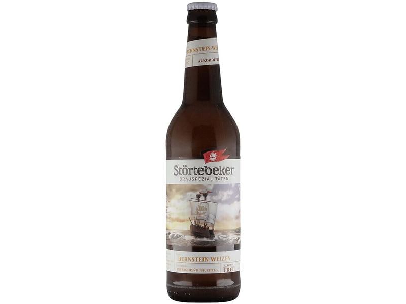Brauerei Störtebeker Bier Bernstein-Weizen alkoholfrei 0.5 Fruchtig-spritzige Brauspezialität ohne Alkohol
