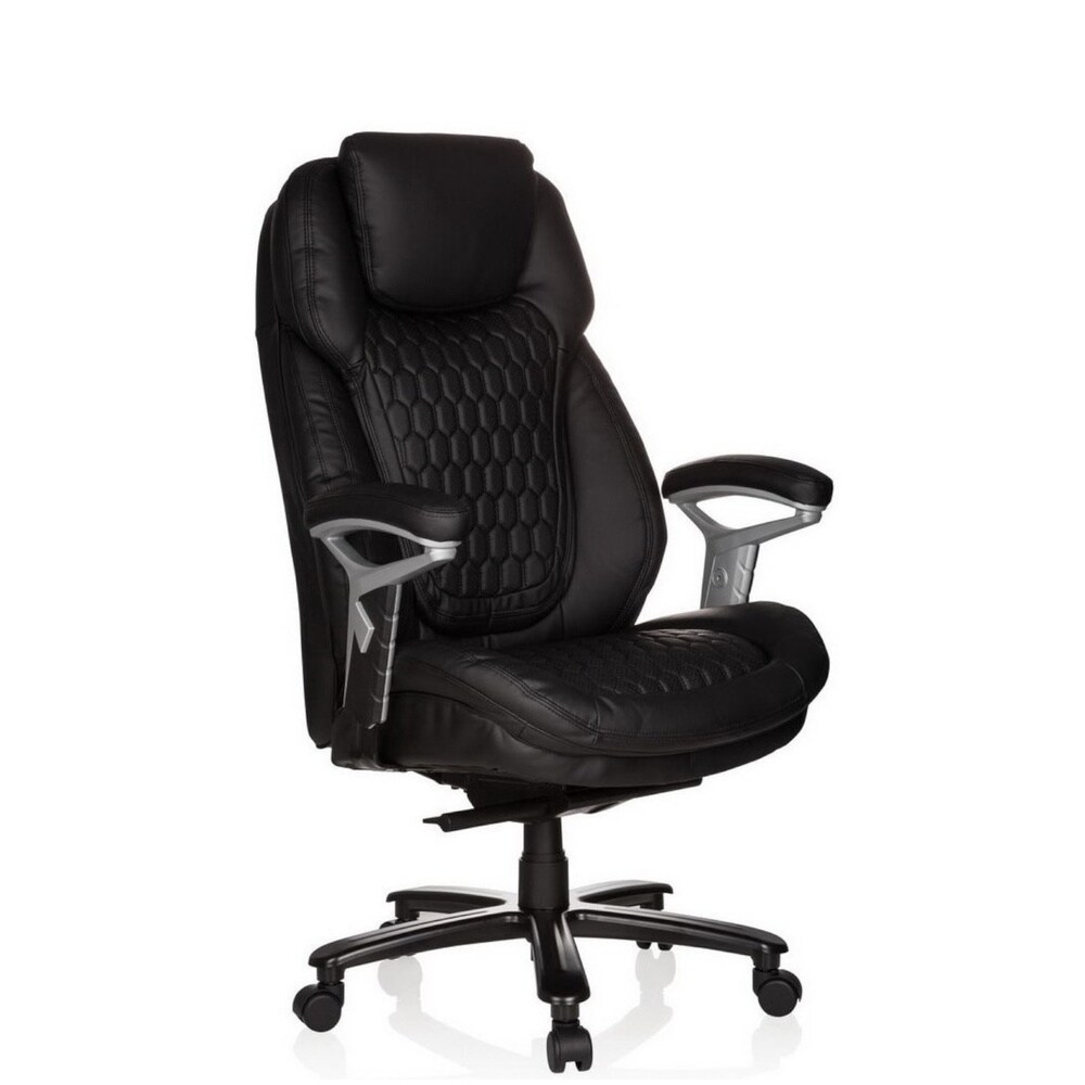XXL Drehstuhl XXL PULLMANN Kunstleder mit Armlehnen (höhenverstellbar) hjh OFFICE