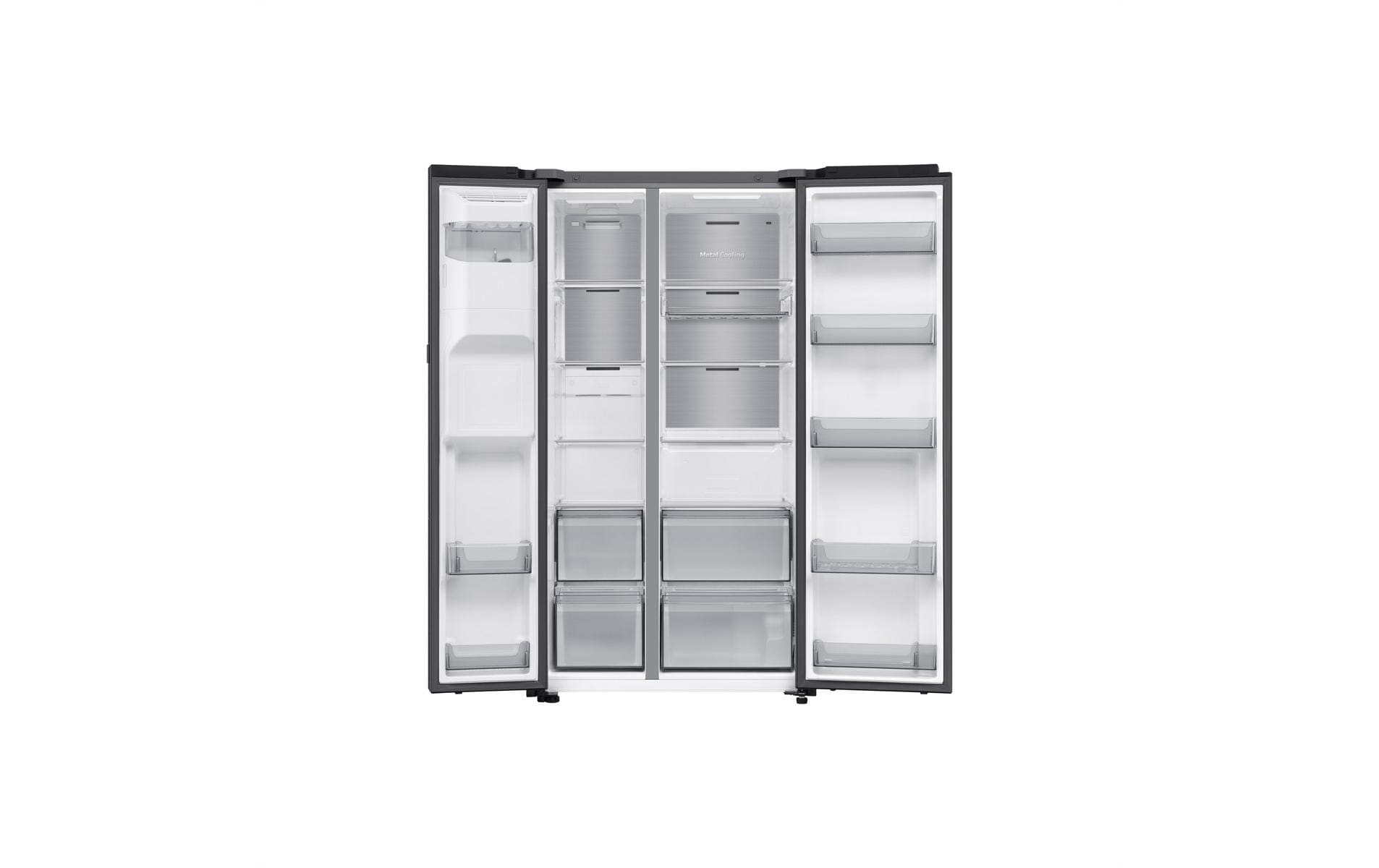 Foodcenter RS90F64EDFWS Anthrazit<br>Side by Side Kühl- und Gefrierteil