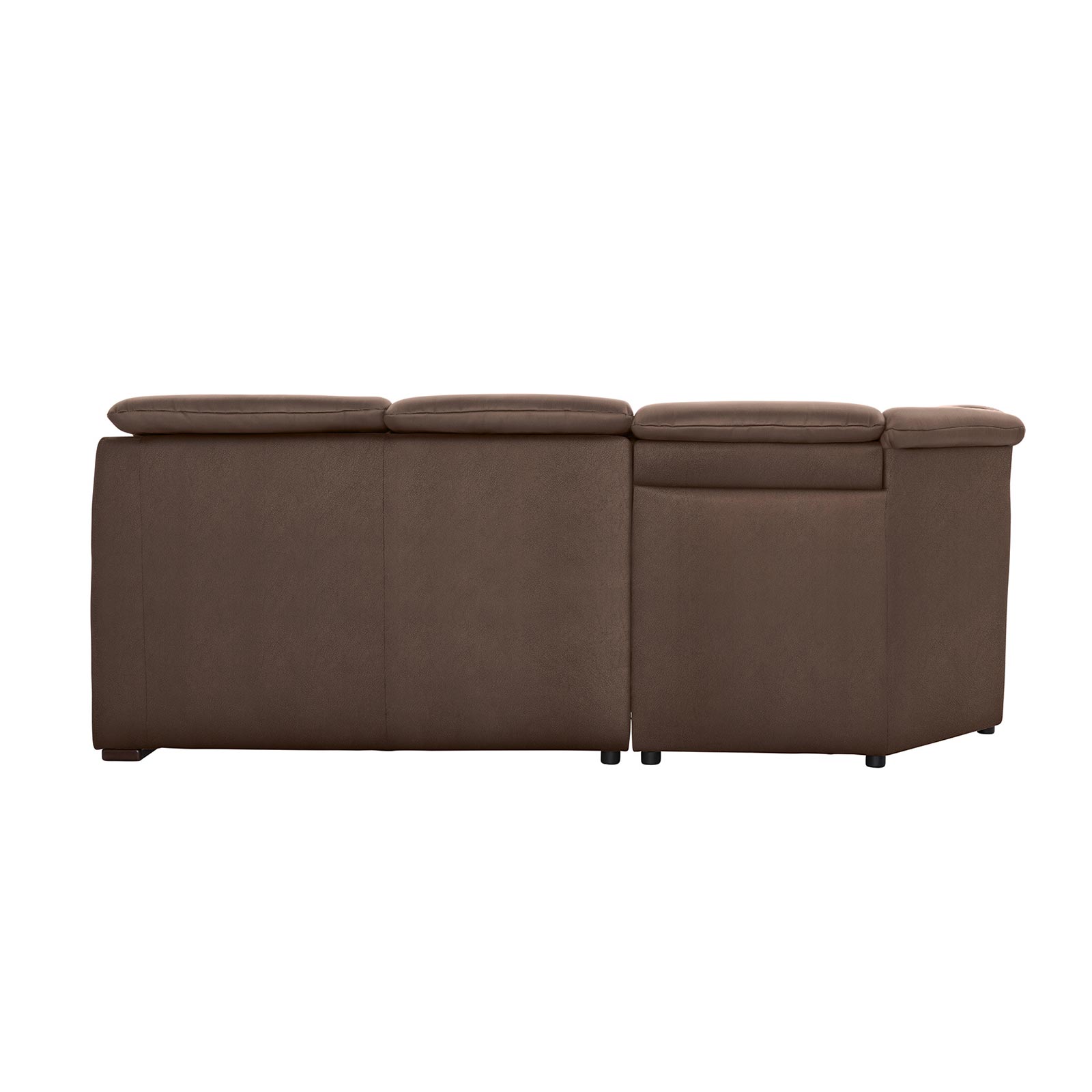 polsterpower Ecksofa - Saddle nougat - Basismodell - rechts