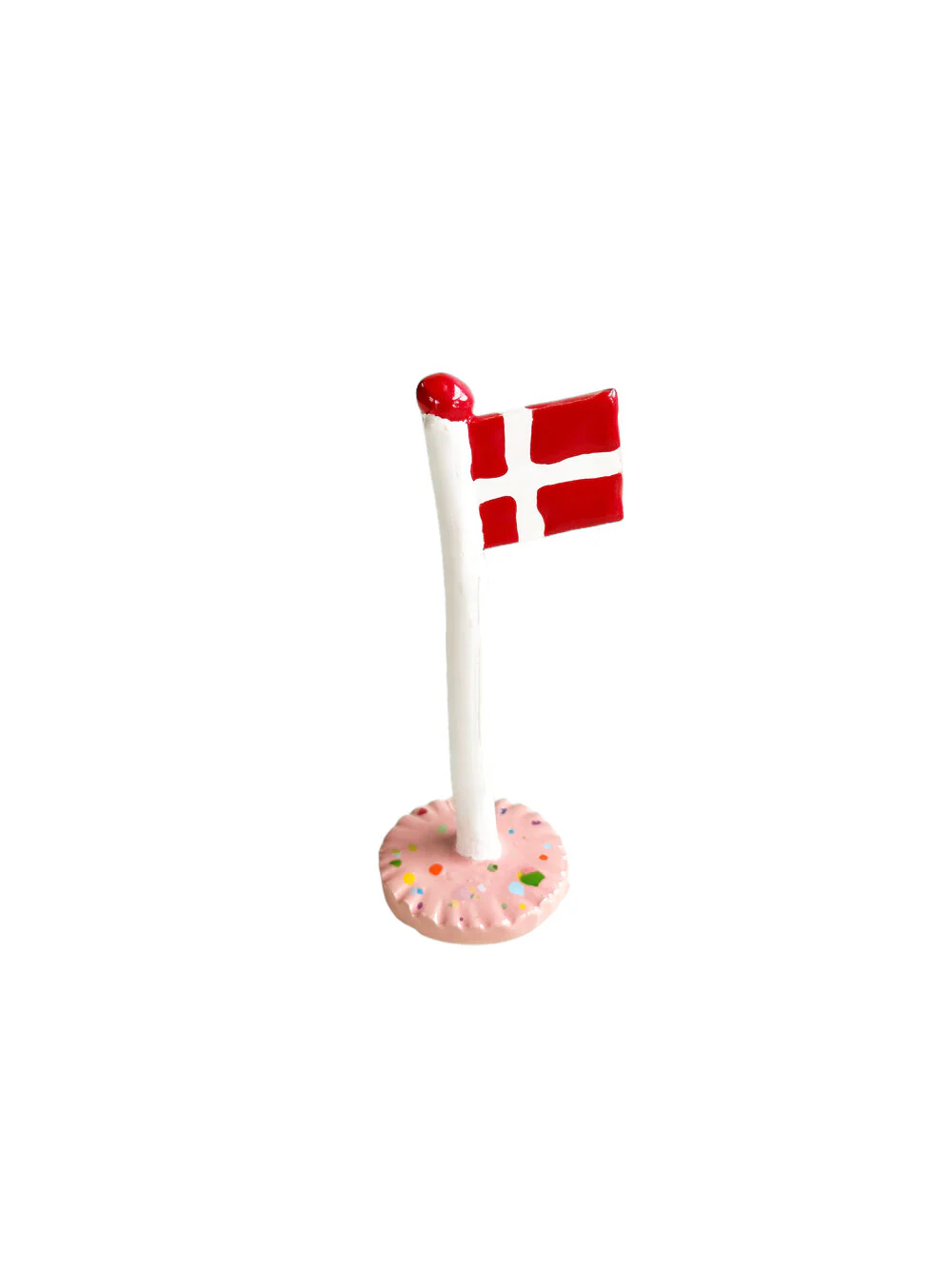 TheClayPlay  Keramik Flag, Blossom Rose Dot - H14-18 cm.