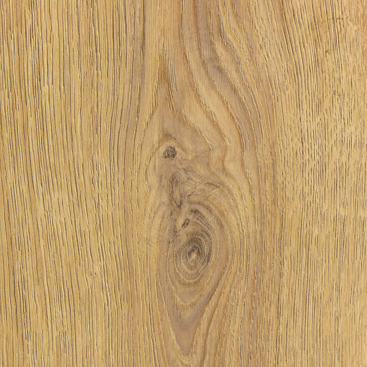 Sol stratifié clipsable Adam effet chêne blond 8 mm compatible pièces humides