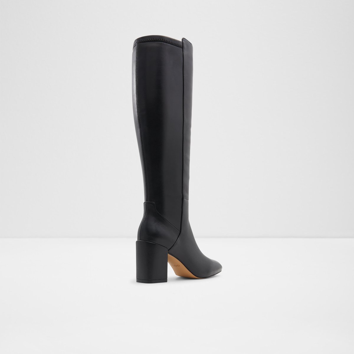 Satori Black Leather Smooth Women Dress boots