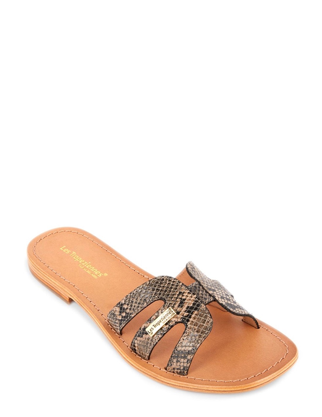 Les tropeziennes par M.Belarbi Mules Femme Hadamia Cuir Serpent