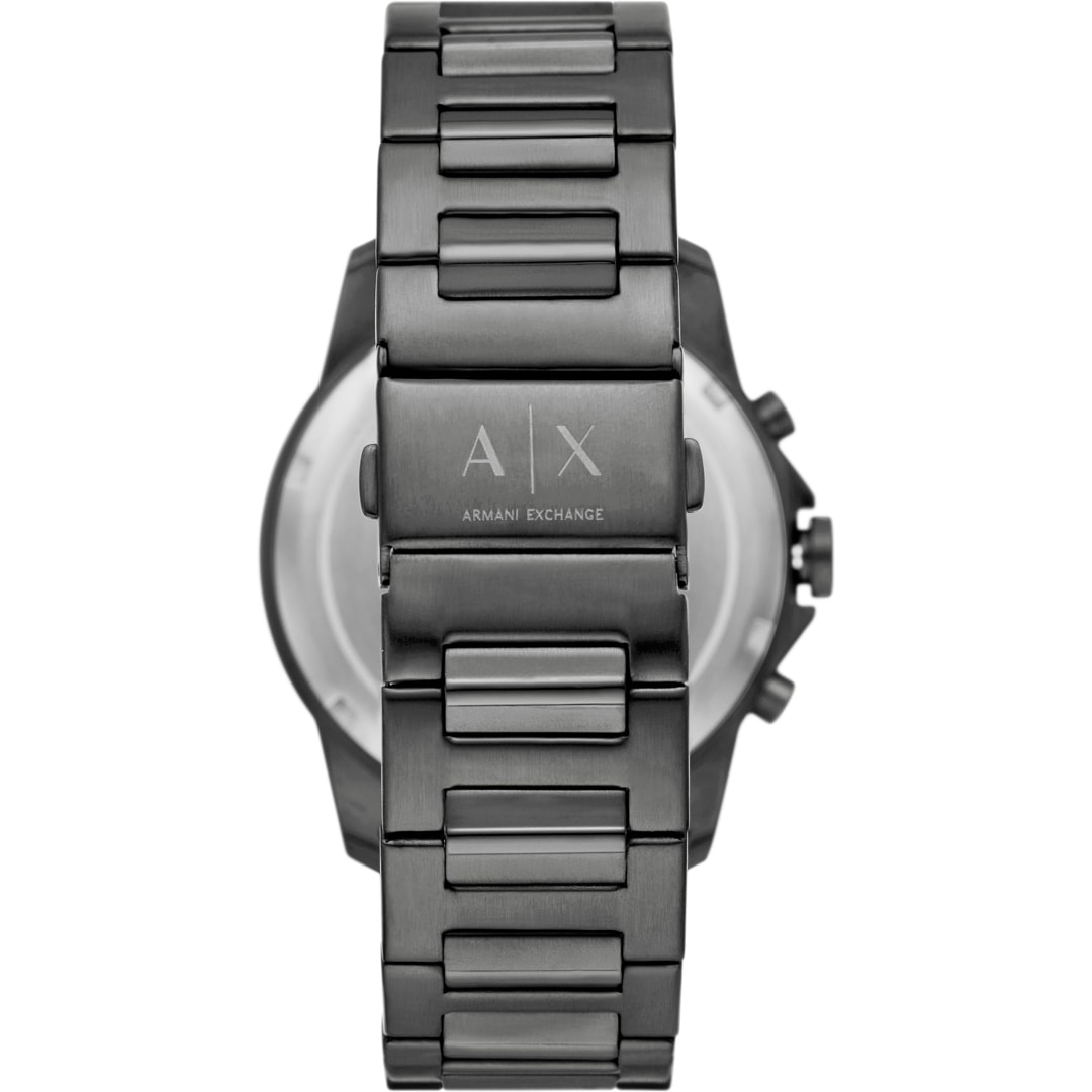 Armani Exchange Banks Chronograph Gunmetal Set