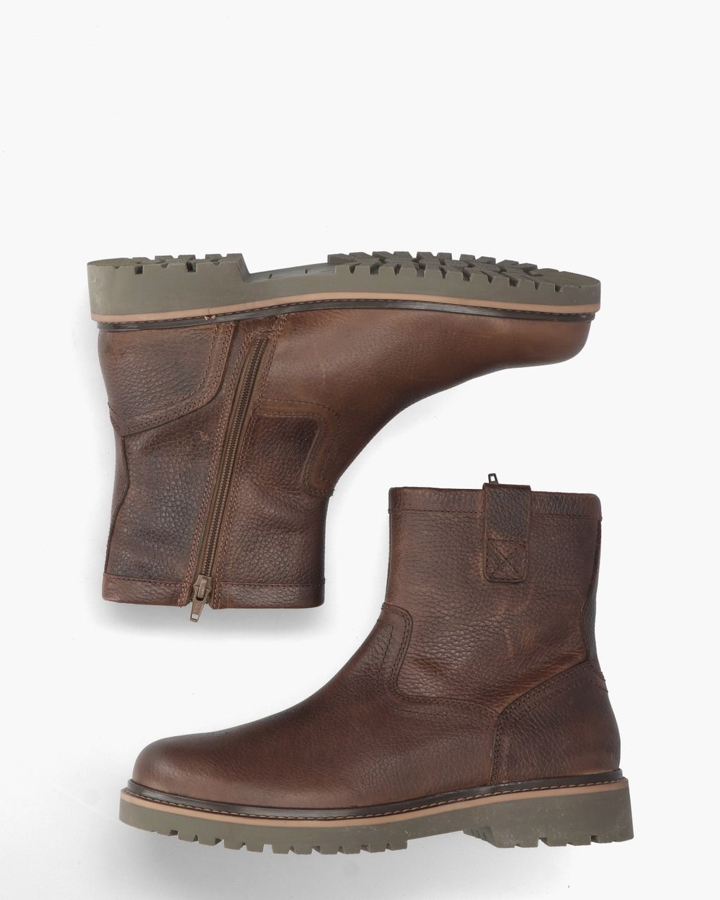 Cypres Toni Bruin Heren Enkelboots