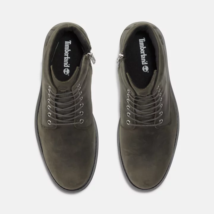 Bota Alden Brook com zíper lateral para homem, na cor cinza.