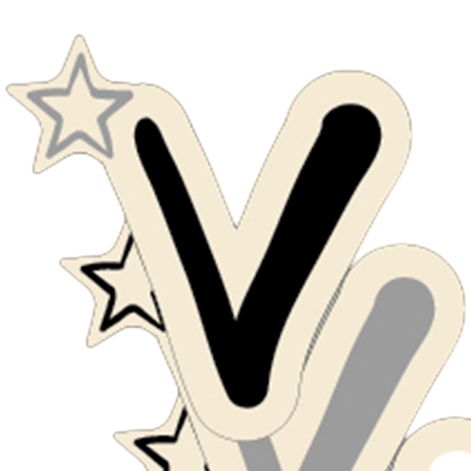 Buchstaben gross V