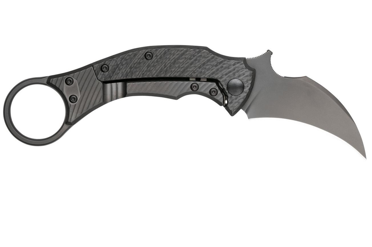 Fox Knives Black Bird FX-591TICB karambitmes, Bastinelli design