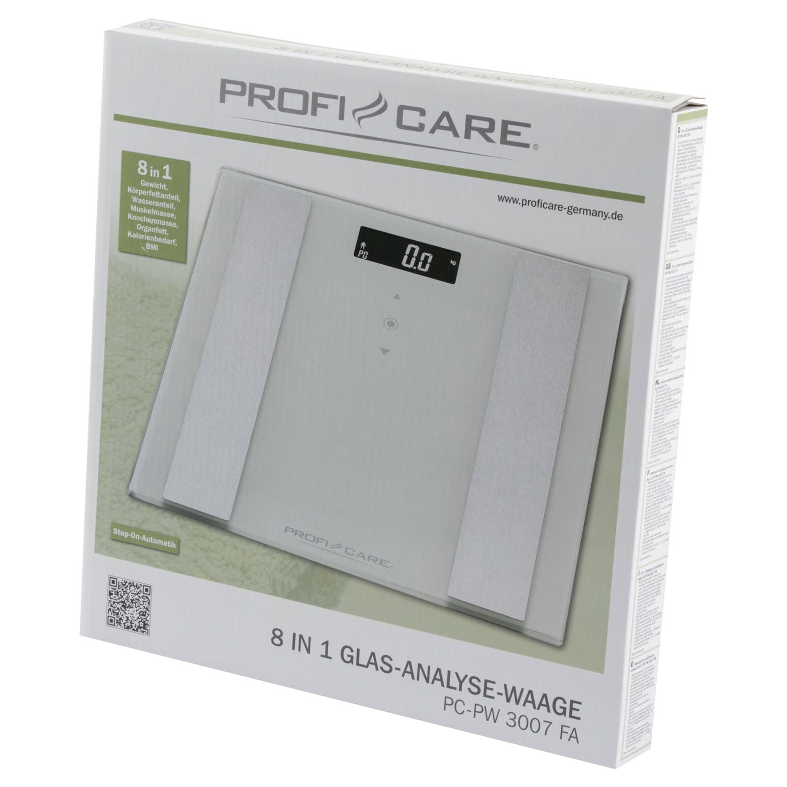 ProfiCare Multifunktions-Personenwaage PC-PW 3007 FA