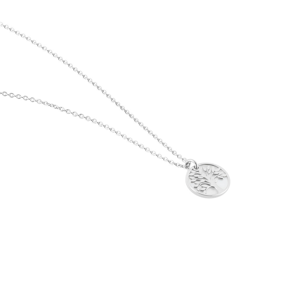 Collier Argent Blanc Sofee Nacre