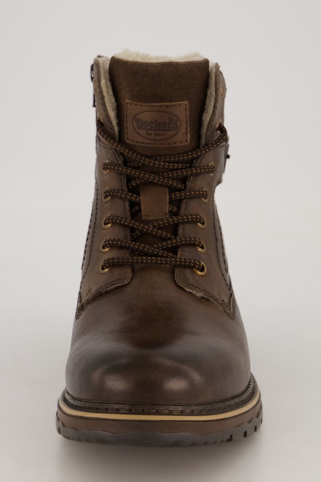 Boot, Dockers, echtes Leder, mit Reißverschluss, Warmfutter