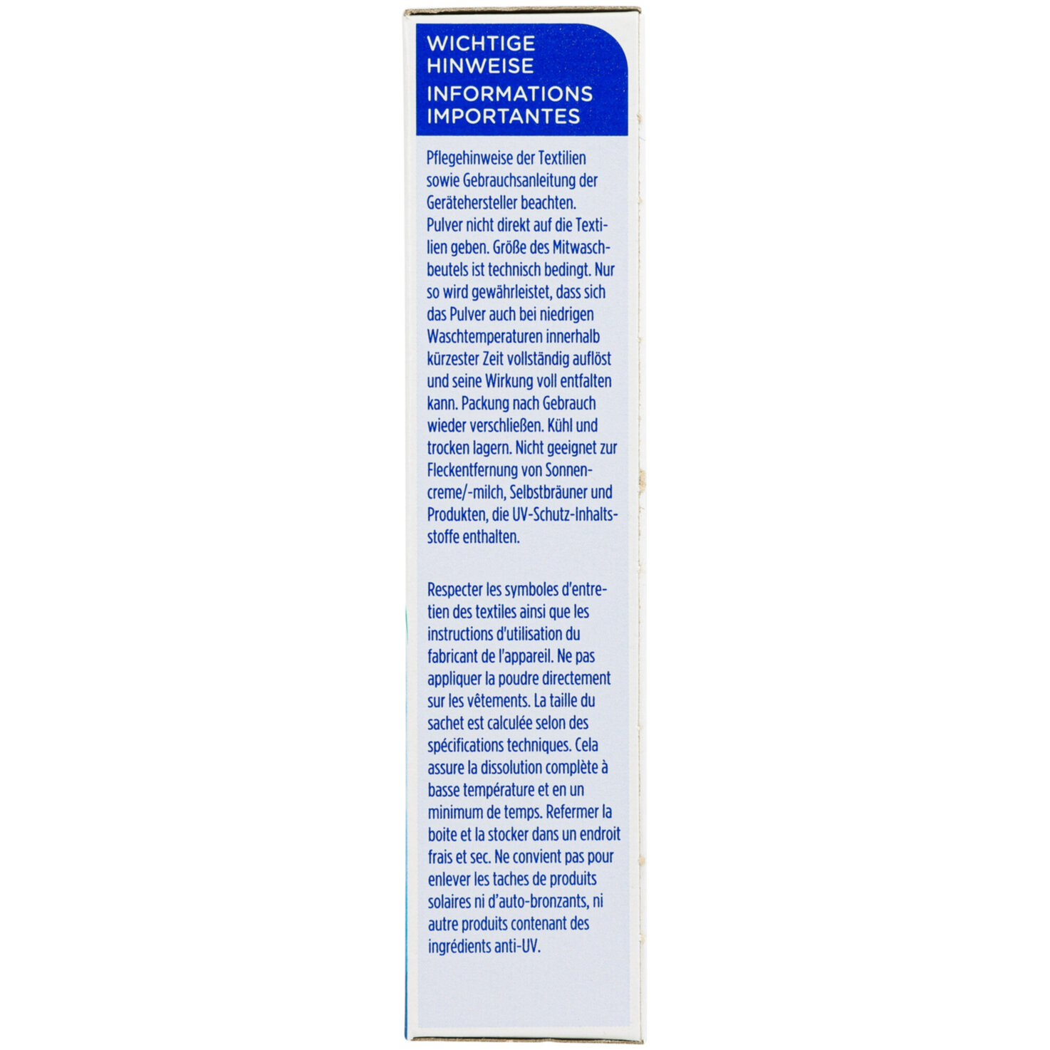 Dr.Beckmann Super weiss Mitwaschbeutel 2x40g