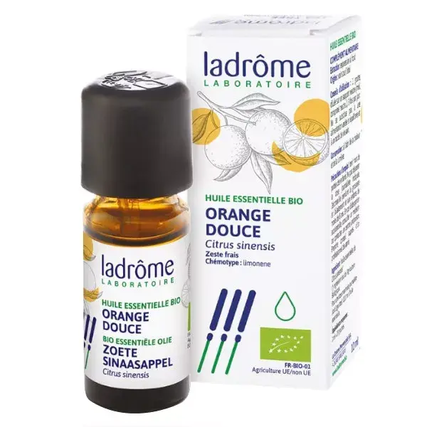 Óleo Essencial de Laranja Doce Orgânica Ladrome 30ml