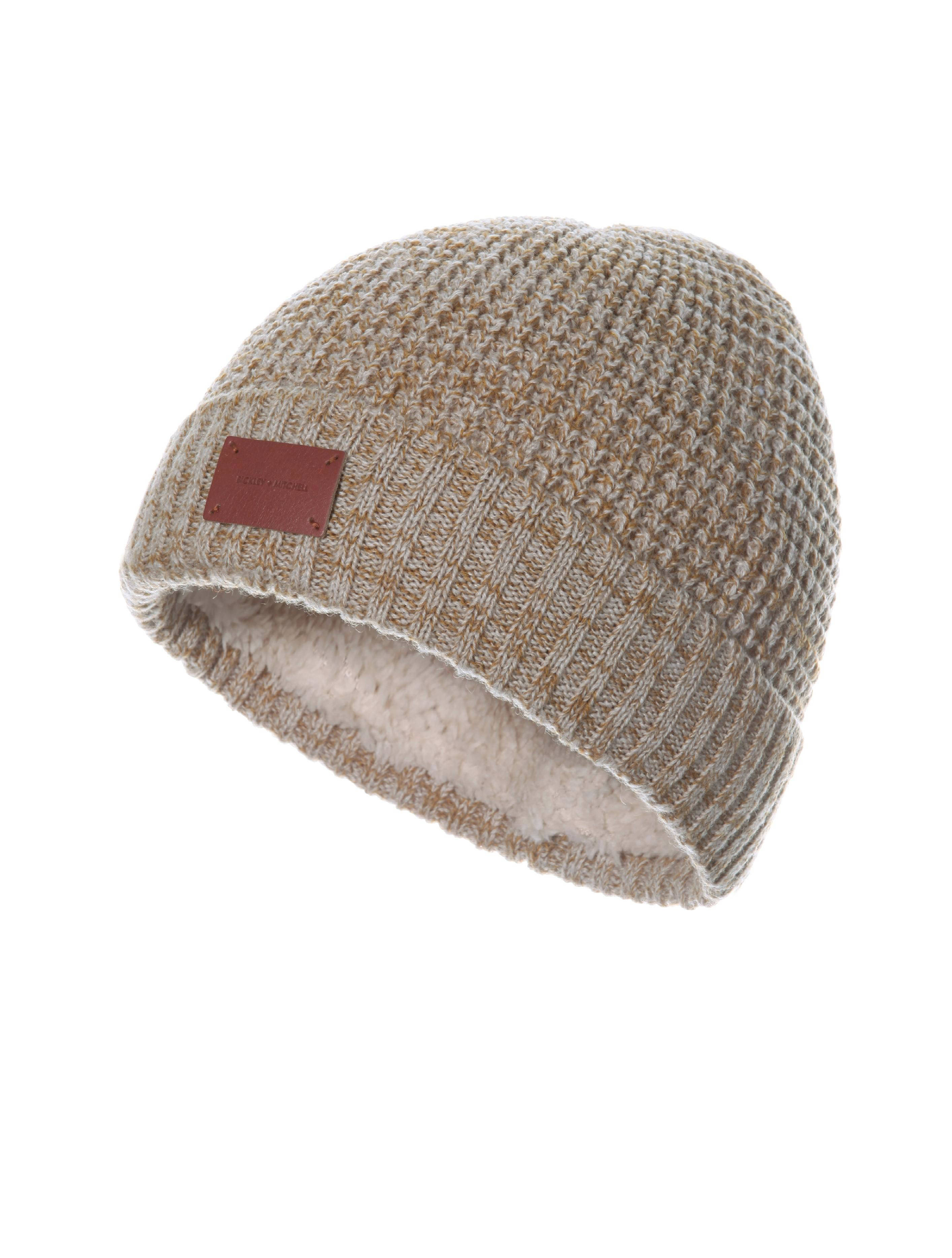 Bickley + Mitchell gebreide muts beige
