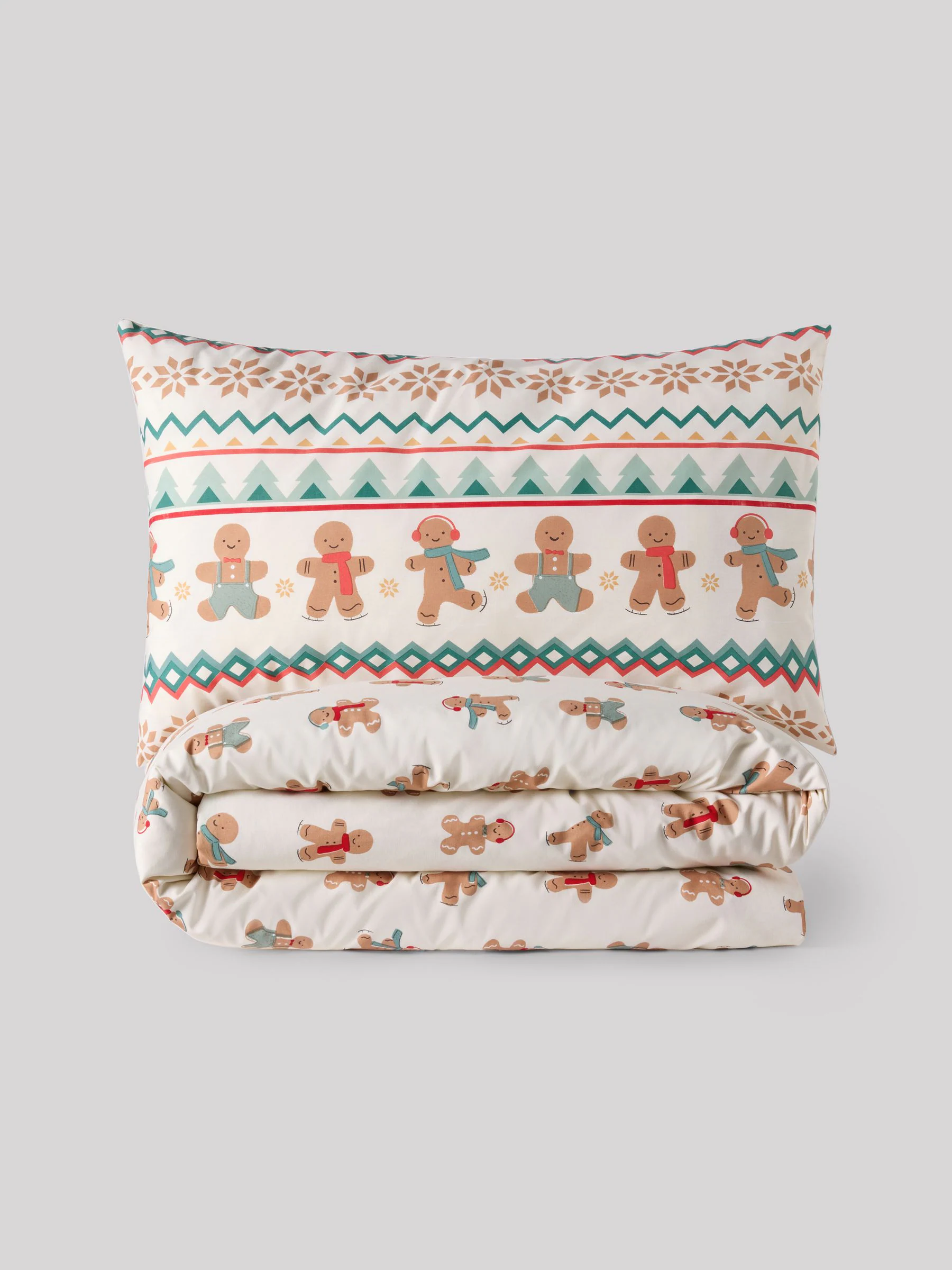 Christmas Duvet Cover and Pillowcase Set 2 Pack