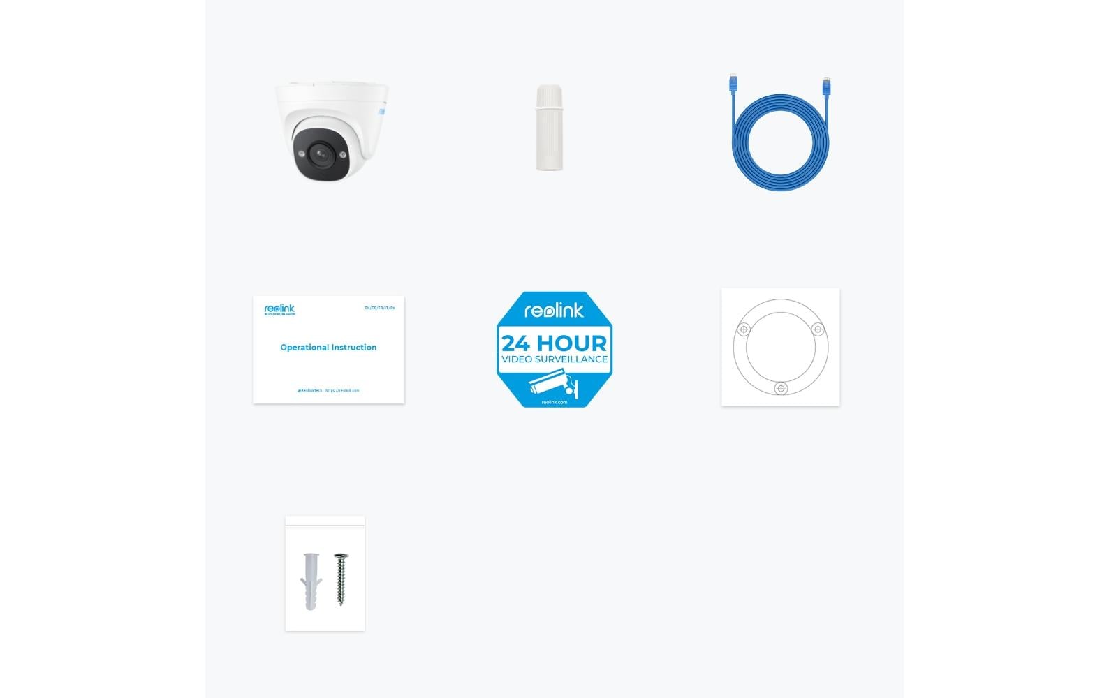 Netzwerkkamera P324 2K+5MP PoE IP-Kamera mit Personen- & Autoerkennung
