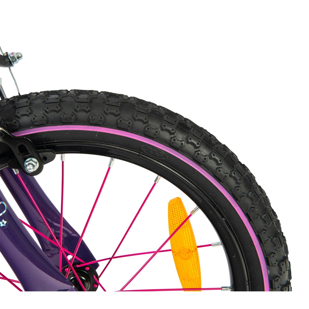 Avoca 16 Zoll Glitzer-Neon-Fahrrad