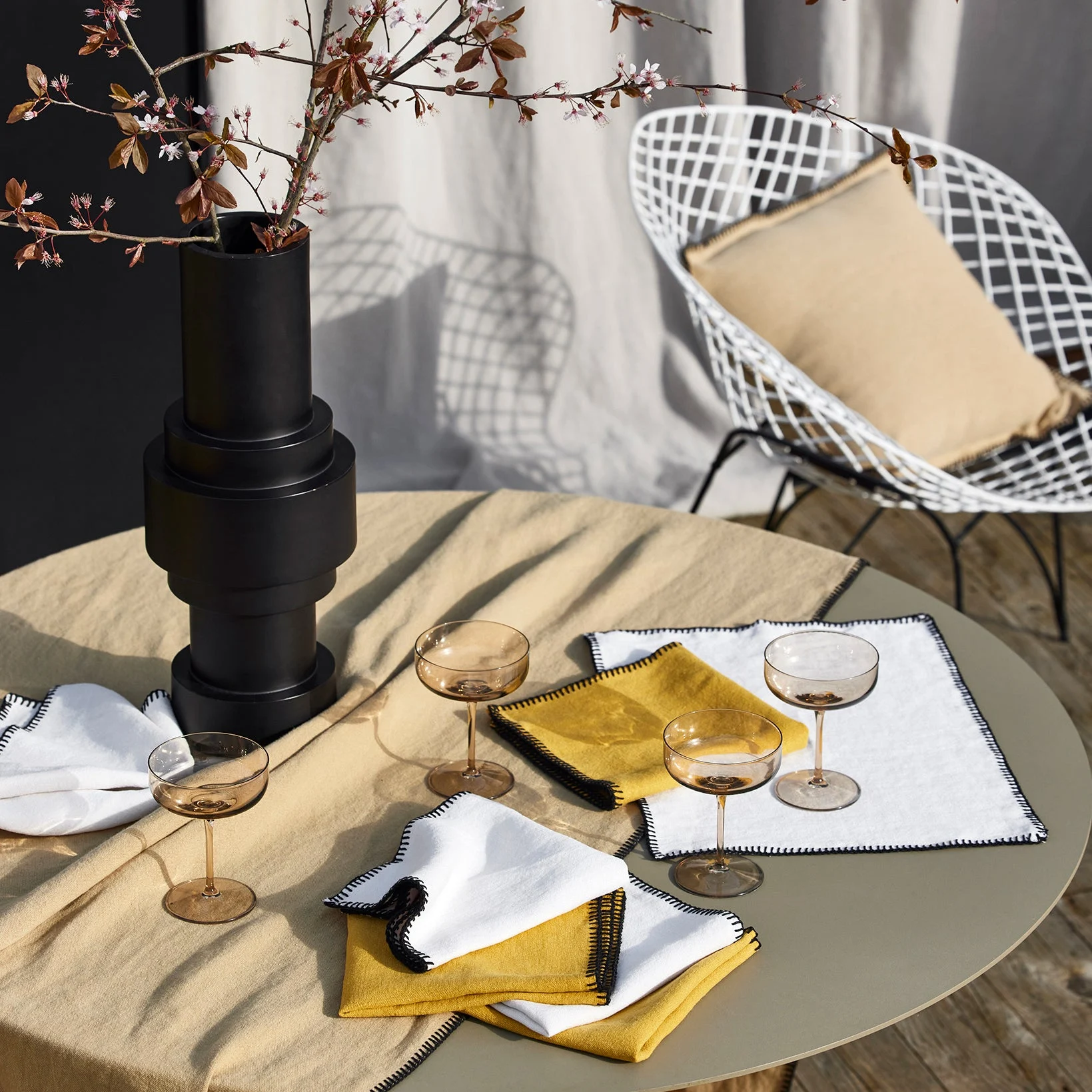 NINO - Nappe rectangulaire | Beige