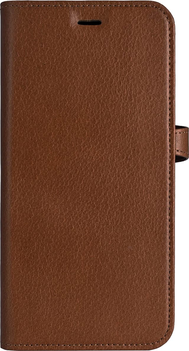 Buffalo iPhone 16 Plus 2in1 Leather MagSeries pungetui (brun)