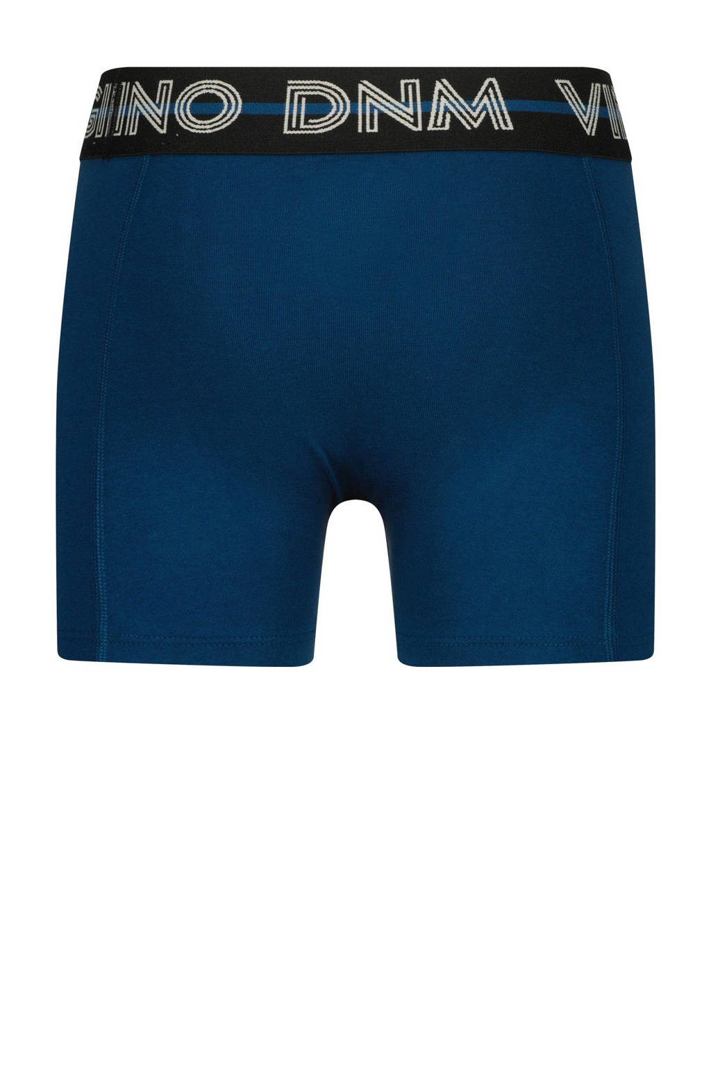 boxershort Woods - set van 3 donkergroen/blauw