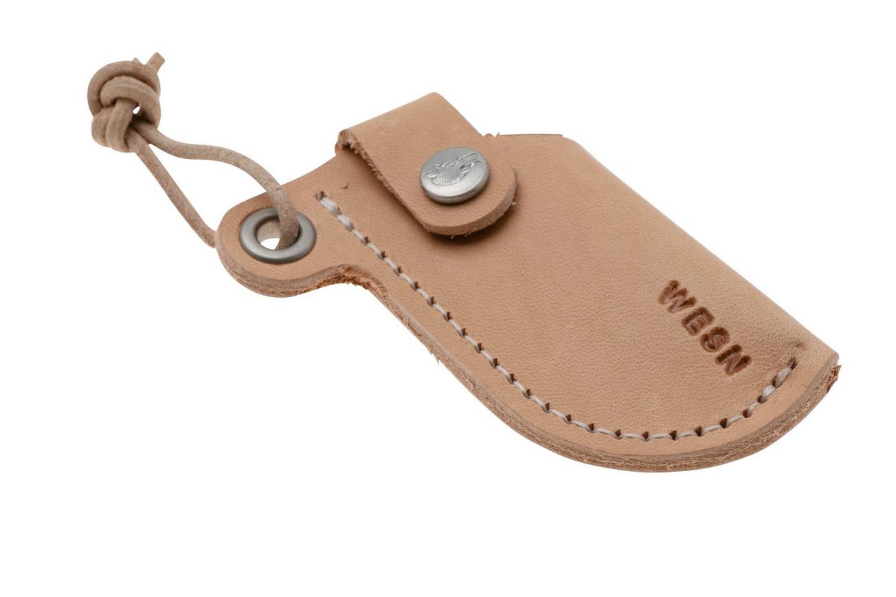 WESN Microblade Leather Sheath, SN02-0 Natural, foedraal