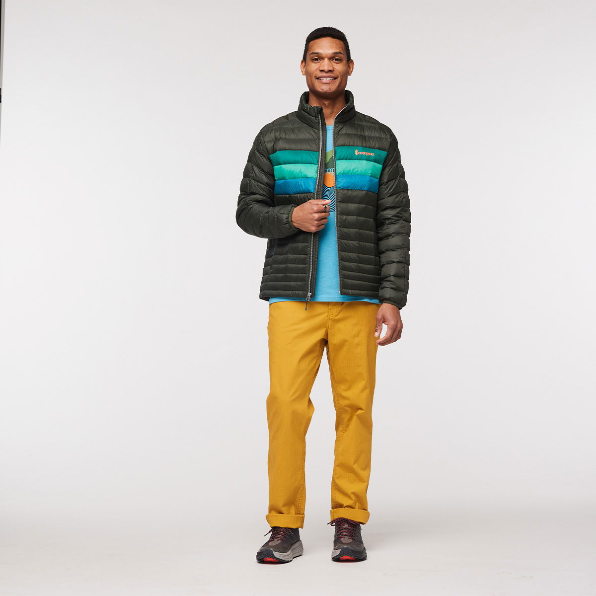 Cotopaxi Fuego Down dunjakke, herre (Woods Stripes)
