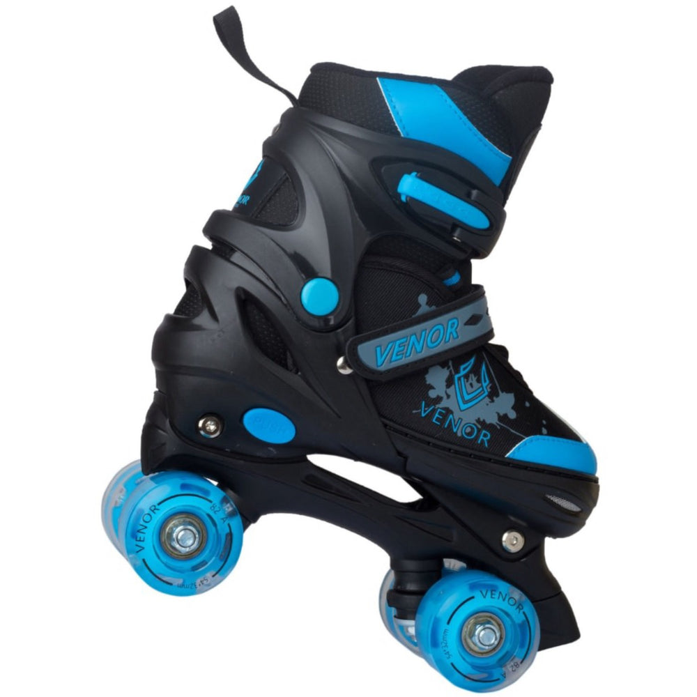 Køb VENOR Black/Blue Ignite LED Side-By-Side Rulleskøjter