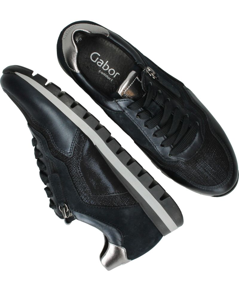 Gabor Sneakers Blauw Dames