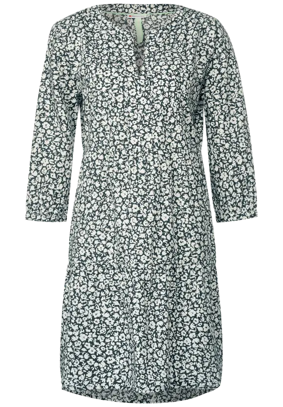 Tunikakleid mit Print - cool vintage green