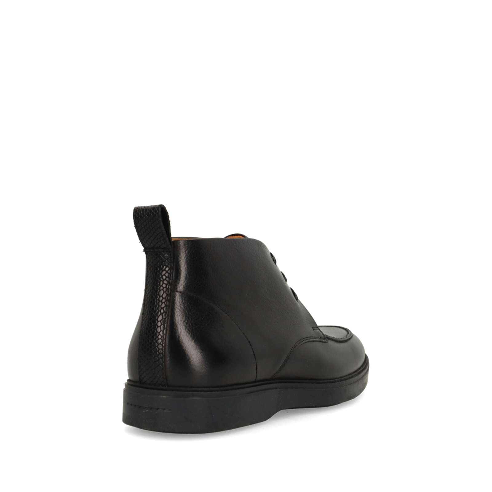 Zwarte leren veterschoenen