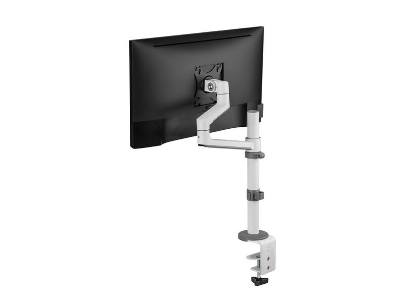 NEOMOUNTS Tischhalterung DS60-425WH1 bis 8 kg – Weiss Full-Motion-Tischhalterung für 17-27
