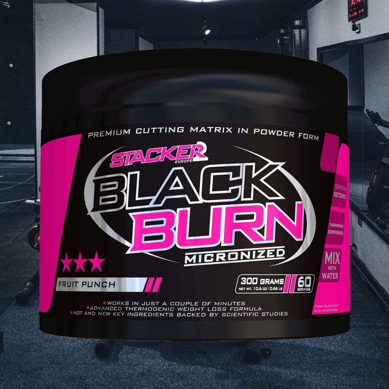 Stacker 2 Black Burn Micronized 300gr (60 servings) Lemon