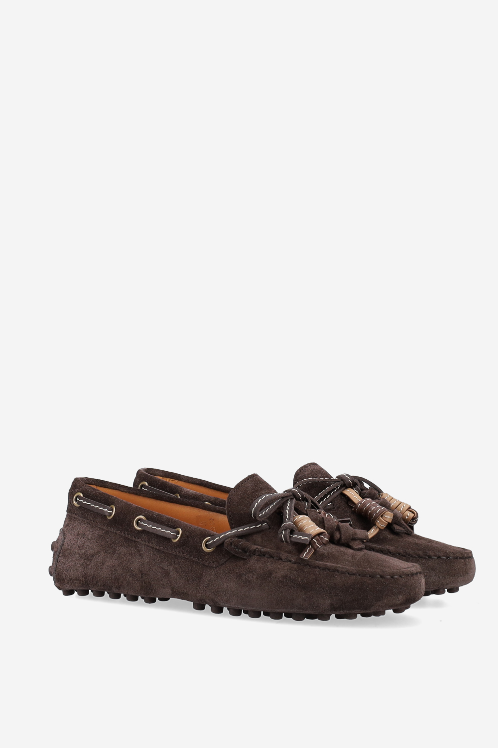 Gommino suede loafers