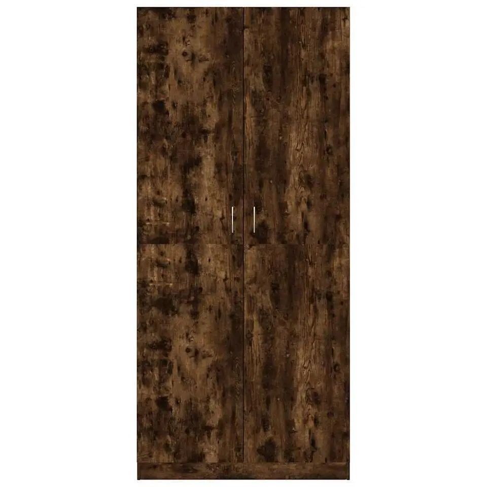 vidaXL - Kledingkast - Bruin - Bewerkt hout
