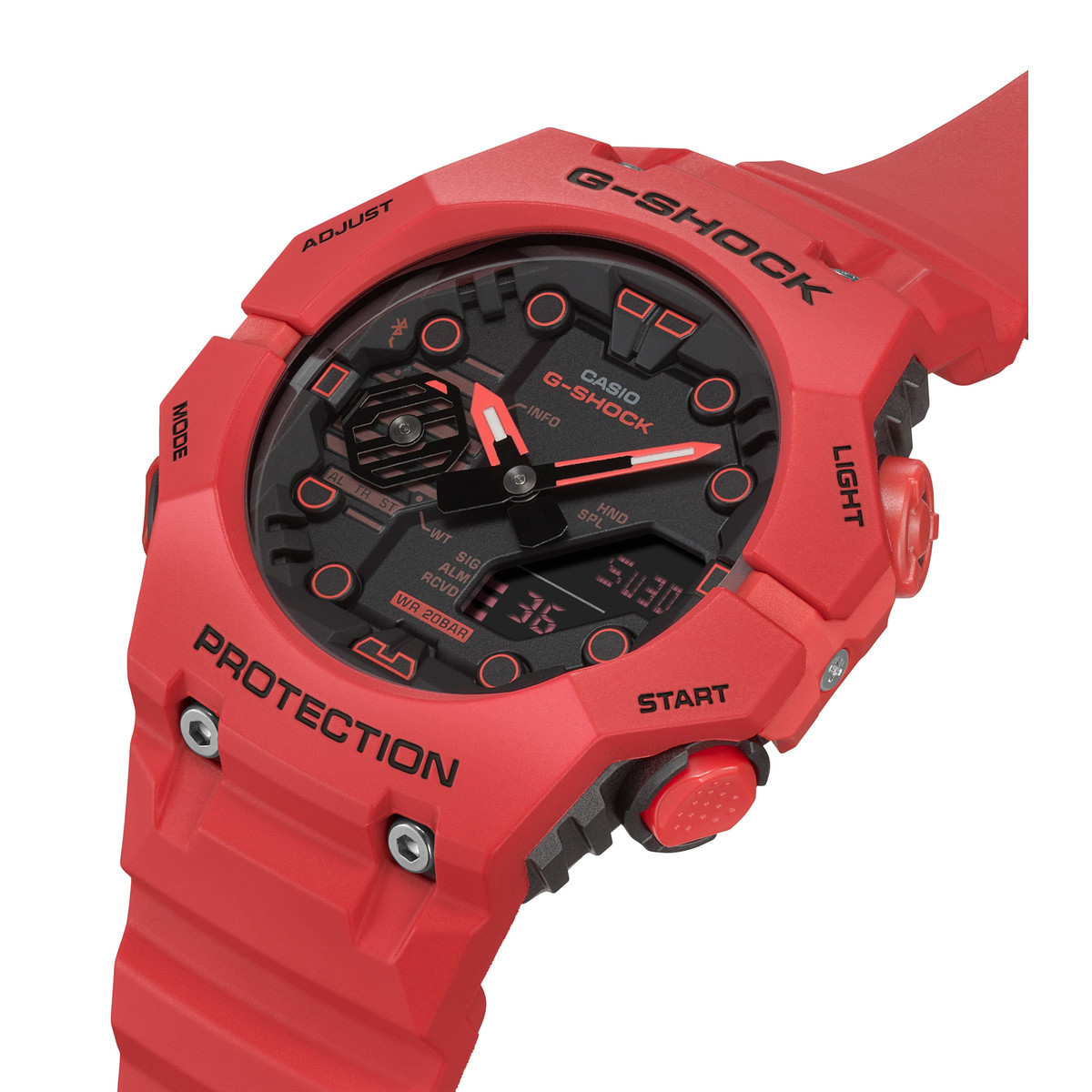 Montre G-SHOCK homme résine rouge
