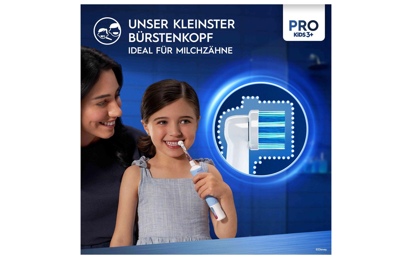 Rotationszahnbürste Vitality Pro 103 Kids FrozenElektrische Zahnbürste mit Reiseetui Disney