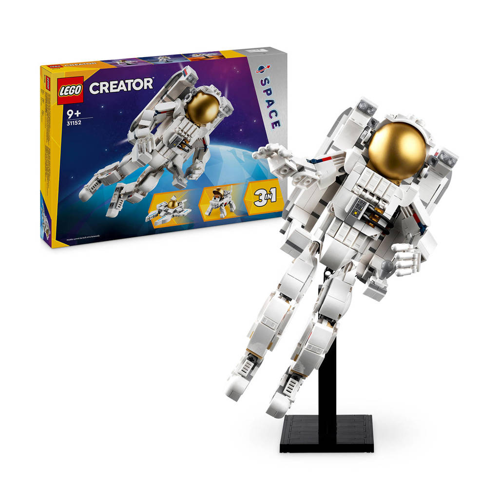 Heel Leuk3-in-1 Ruimtevaarder Set met Speelgoed Hond en Ruimteschip plus Astronaut 31152