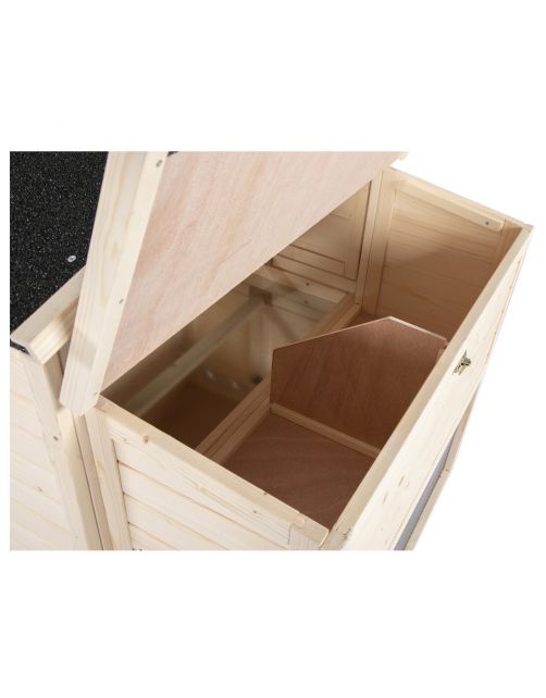 Adori Kippenhok Ollie - Kippenhok - 162x98x112 cm Houtkleur Zwart