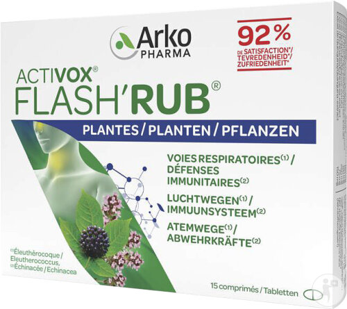 Arkopharma Activox Flash'Rub 15 Comprimés Nouvelle Formule