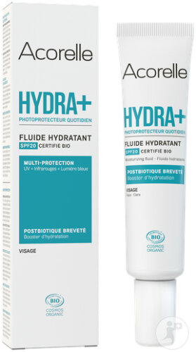 Acorelle Fluide Hydratant Visage Hydra+ IP20 Bio Tube 40ml