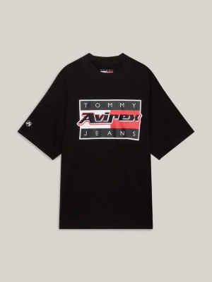 Camiseta Tommy x Avirex com logotipo bilíngue (gênero)