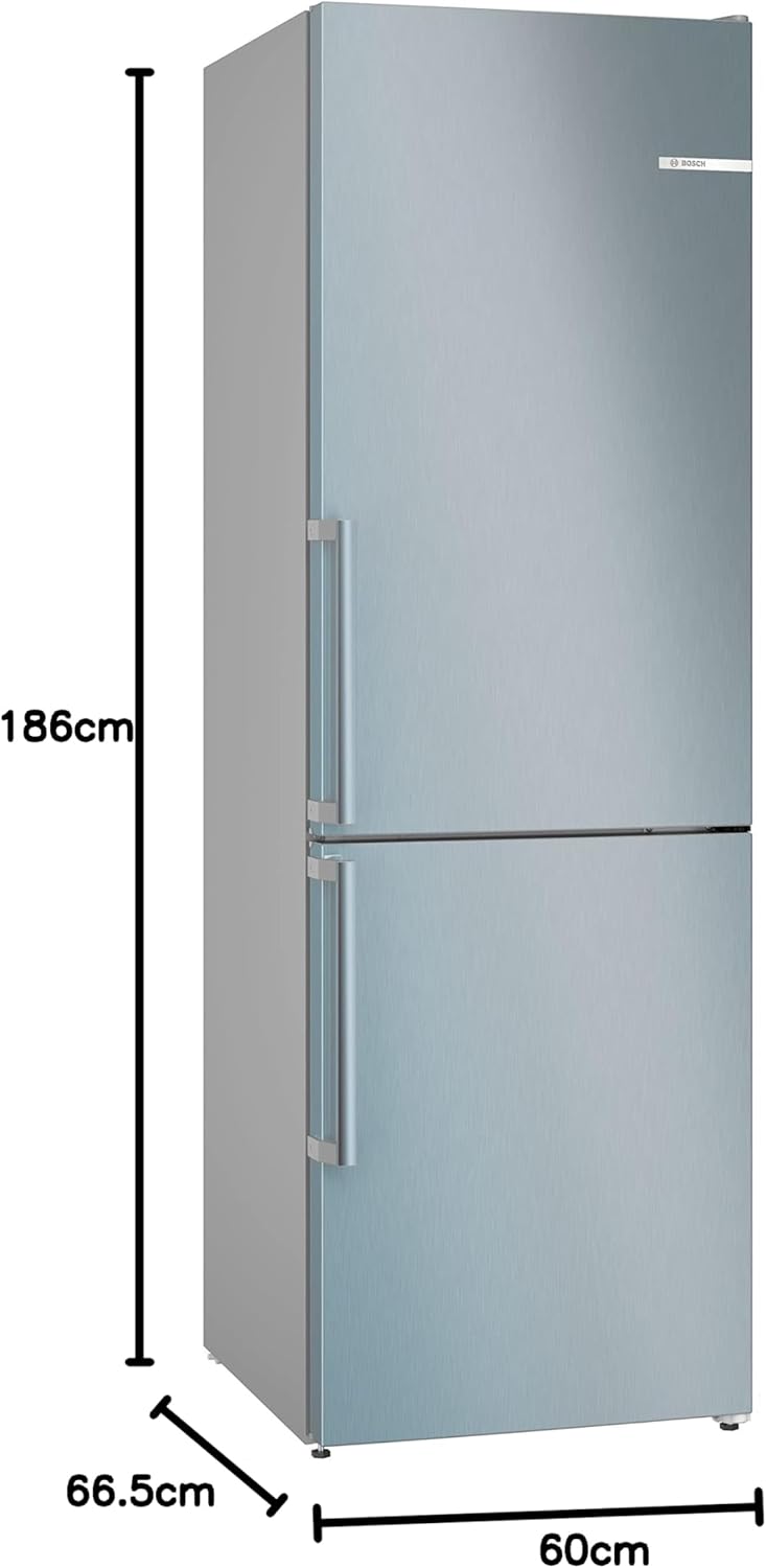Réfrigérateur combiné autoportant Bosch KGN36VLDT série 4, 321 L