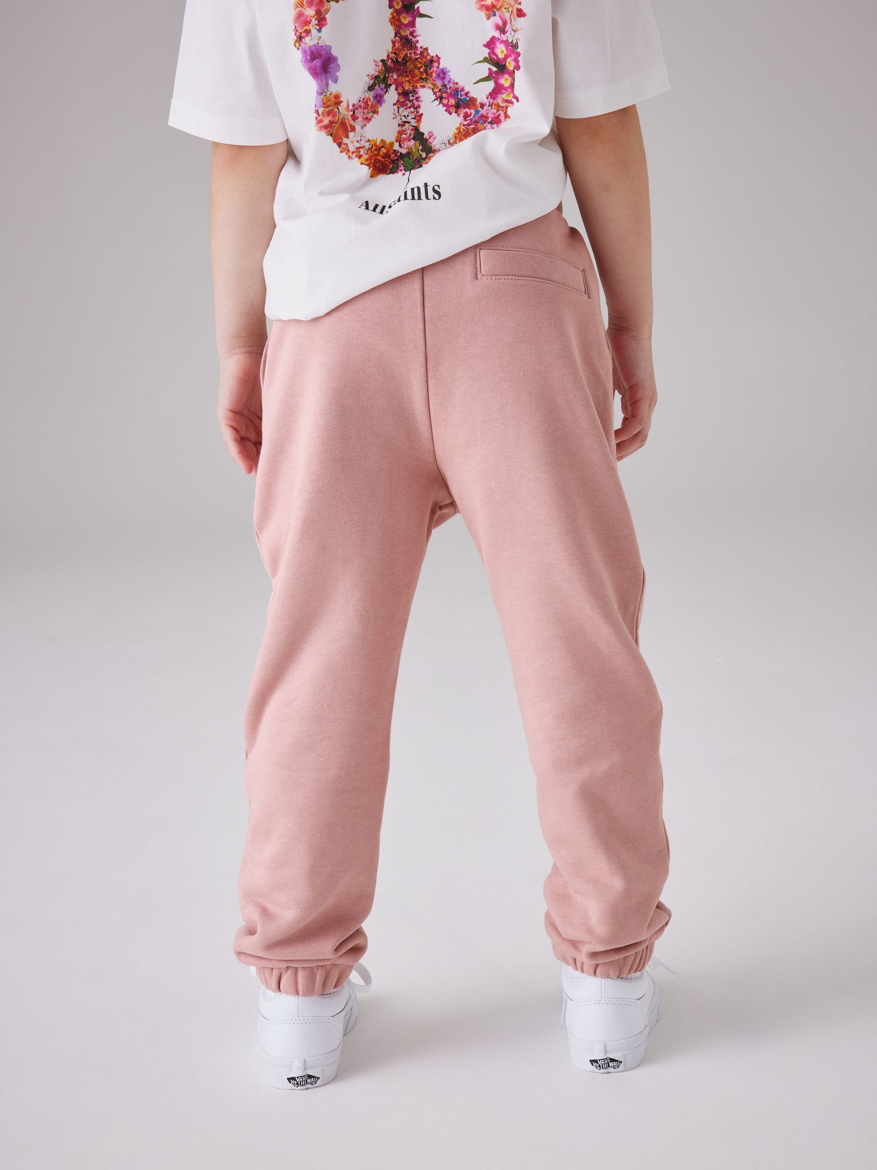 smALLSAINTS Underground joggingbroek van 100% katoen met omslag voor meisjes